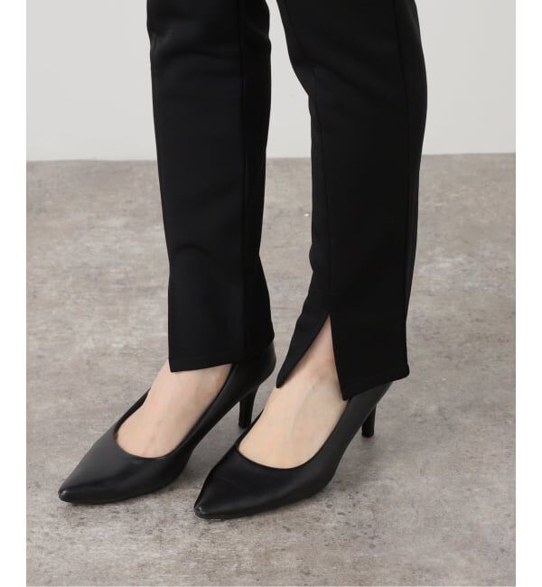  「【洗える】裏起毛フロントスリットレギンス」|その他|