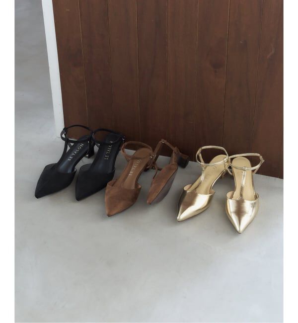  「4cmTストラップパンプス」|パンプス|