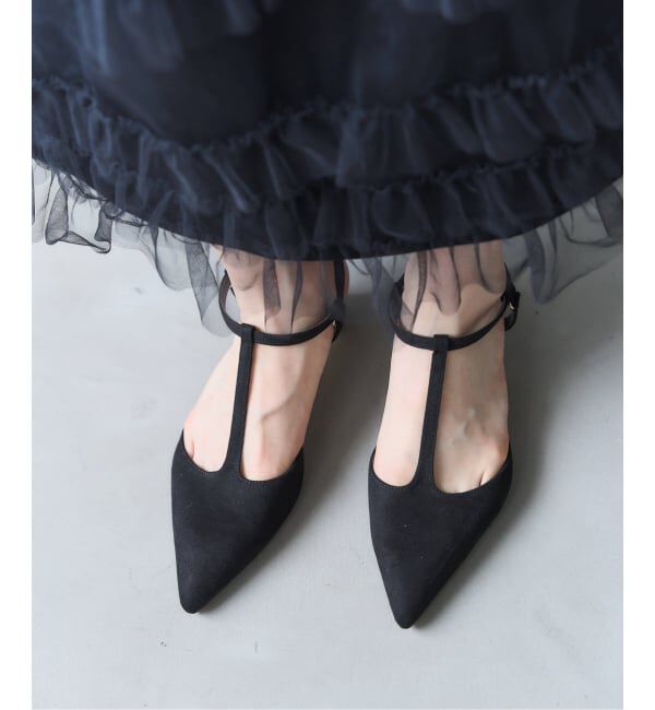  「4cmTストラップパンプス」|パンプス|