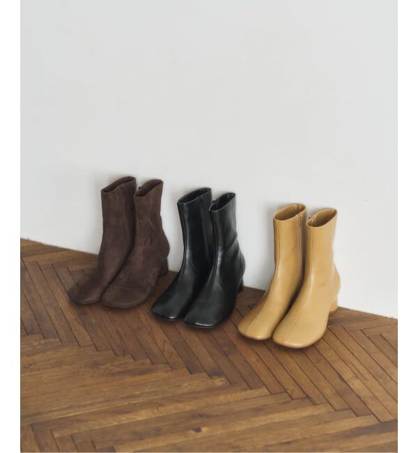  「《追加》4.5cmオブリークショートブーツ」|ショートブーツ|