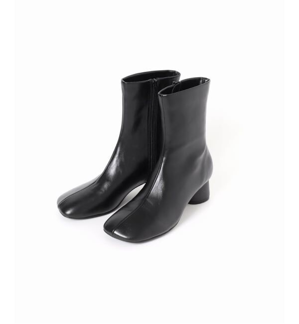  「《追加》4.5cmオブリークショートブーツ」|ショートブーツ|