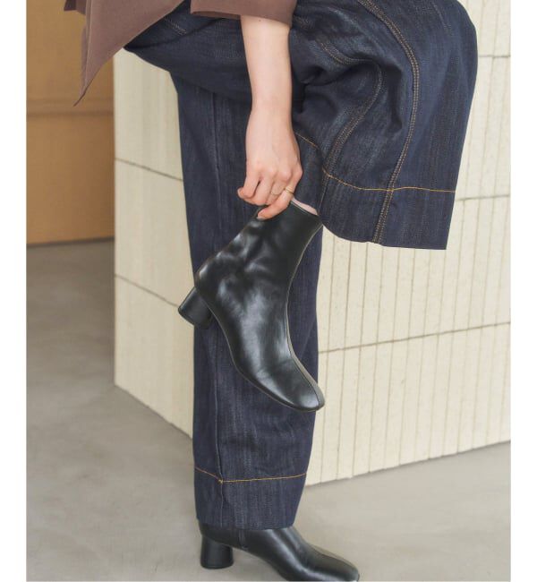  「《追加》4.5cmオブリークショートブーツ」|ショートブーツ|