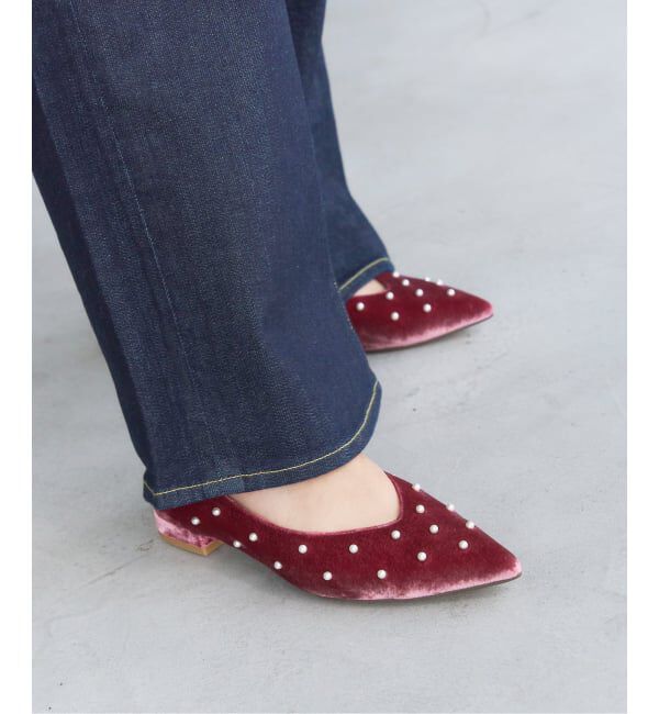  「ポインテッドパールスタッズフラット」|その他|