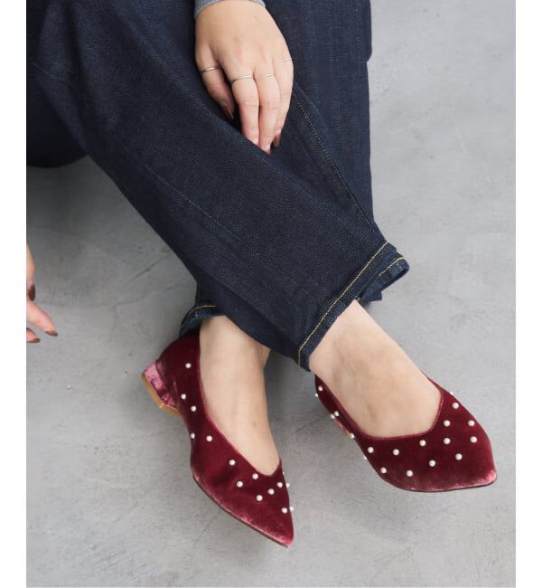  「ポインテッドパールスタッズフラット」|その他|