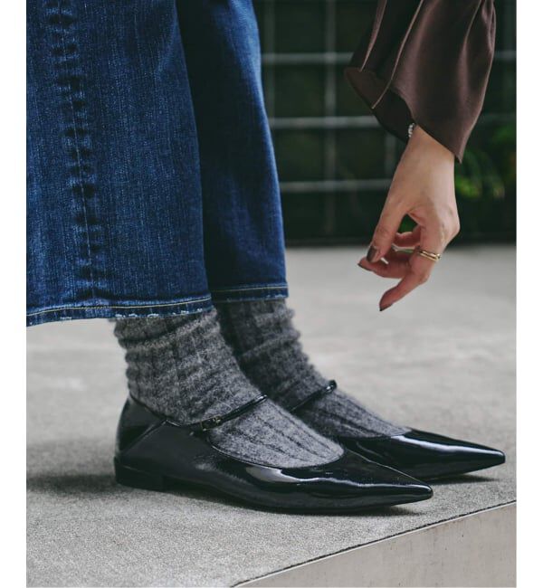  「《追加2》ポインテッドワンストラップフラット」|その他|