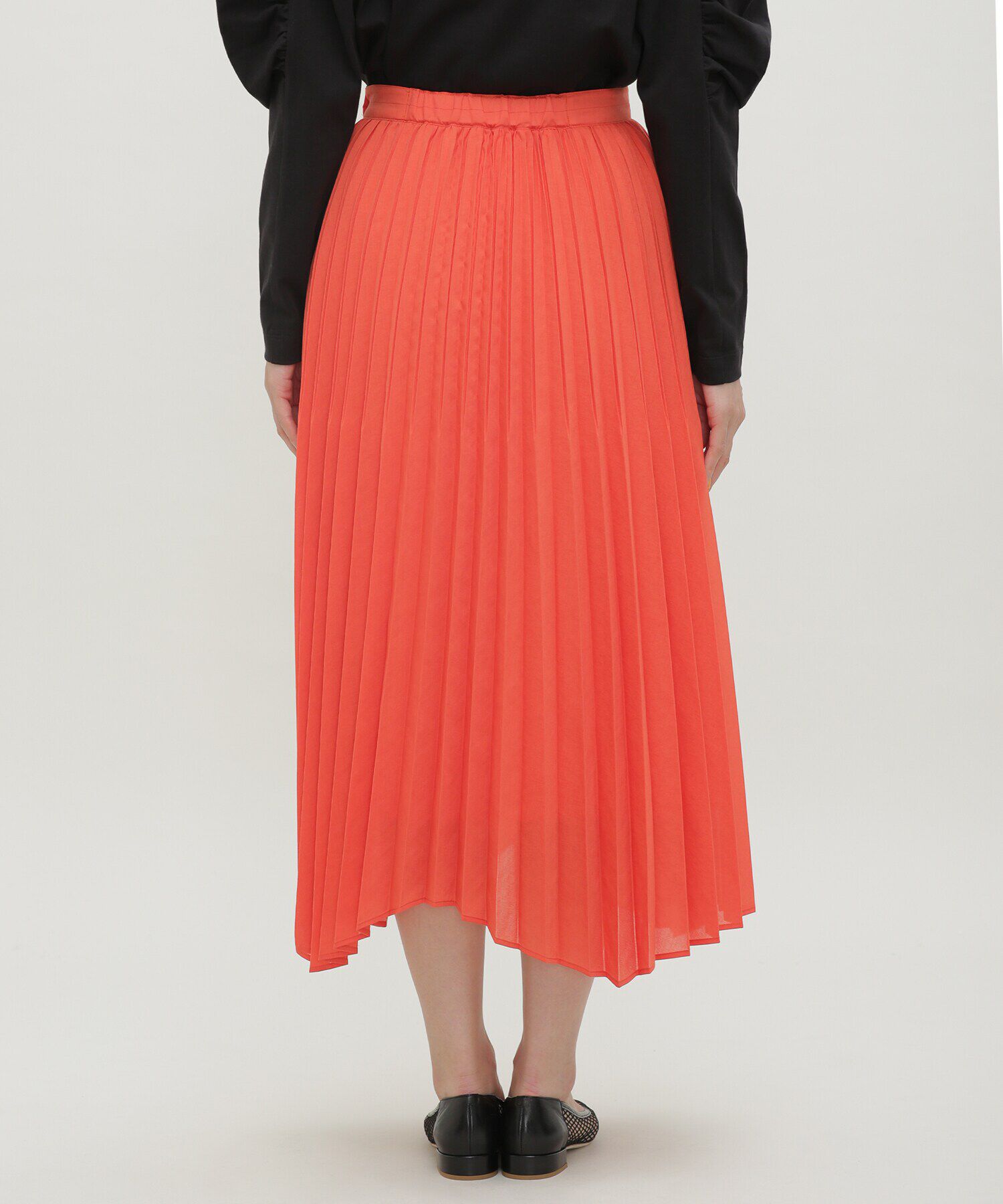 nano･universe「LB.03/ドライシアーイレヘムプリーツスカート」|スカート|