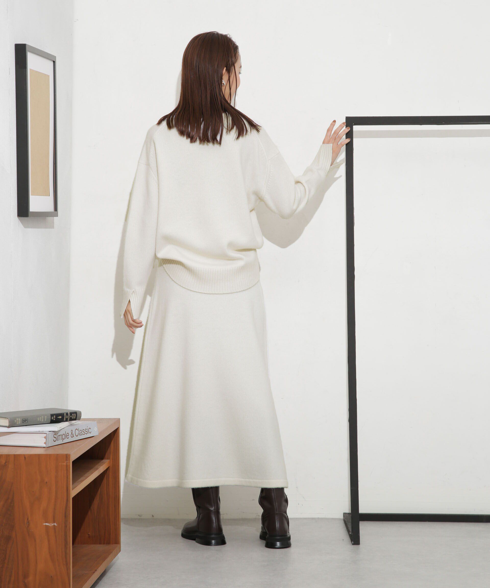 nano･universe「MUSIC ウールカシミヤフレアスカート(セットアップ可)」|スカート|