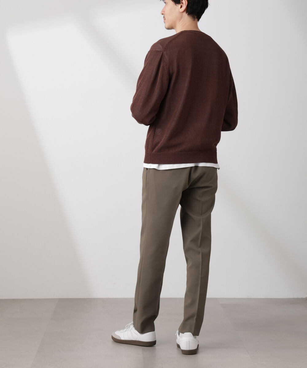 nano･universe「｢SOIGNE｣ECOPET(R)&times;AERO ツイルストレッチスラックス」|チノ|