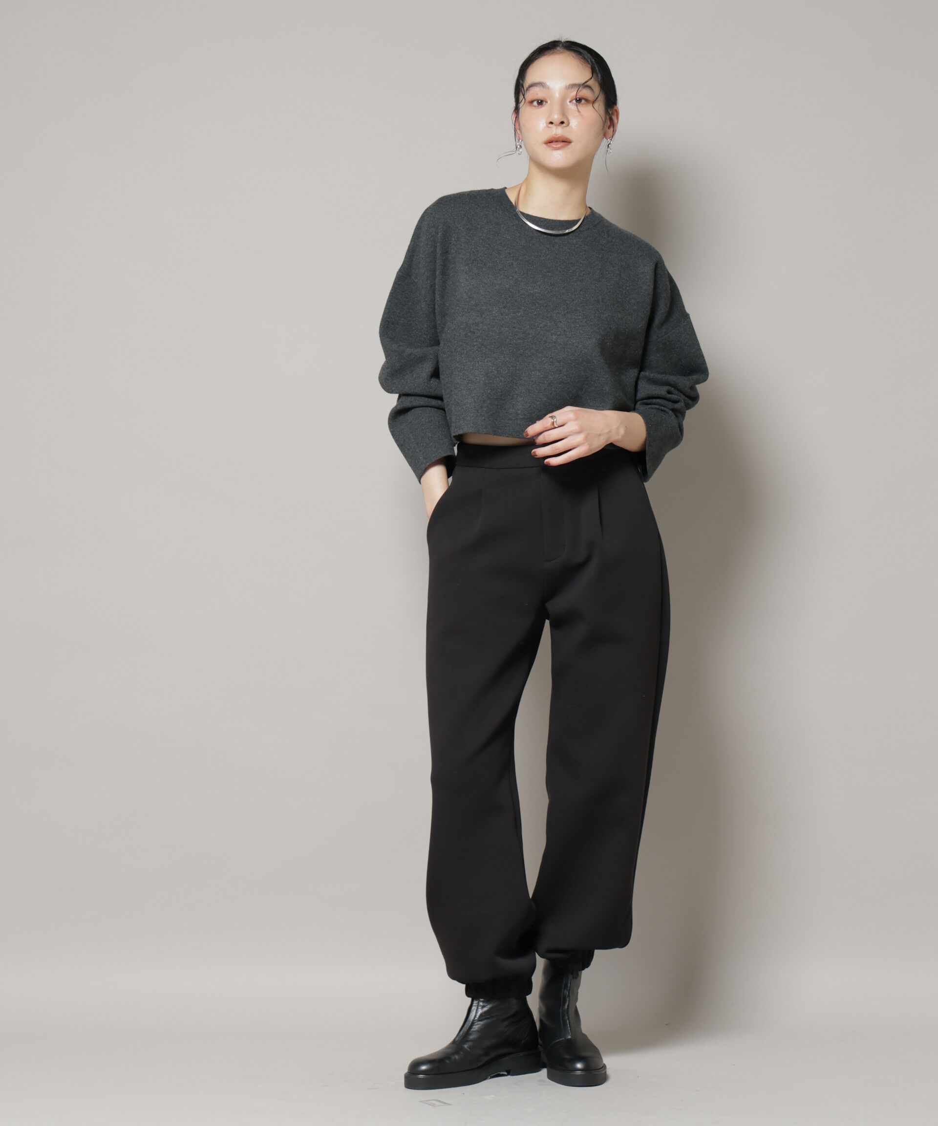 nano･universe「ダンボールジョガーパンツ」|チノ|