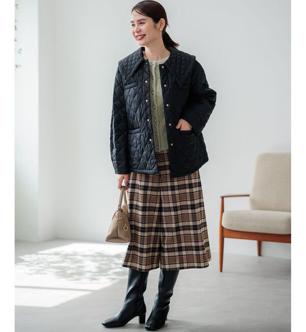 組曲「【WEB限定】ウールライクストレッチ フレアパンツ」|その他|