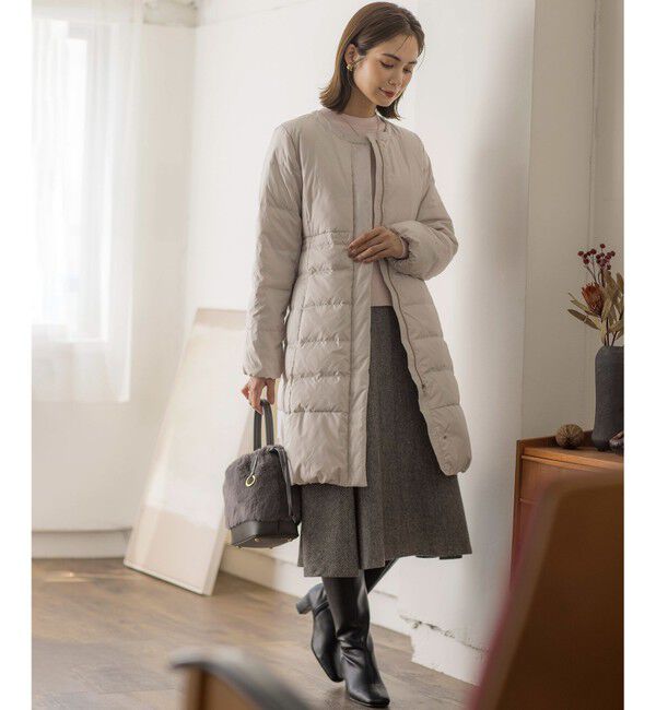 組曲「ライトタフタロングダウンコート」|ダウン|