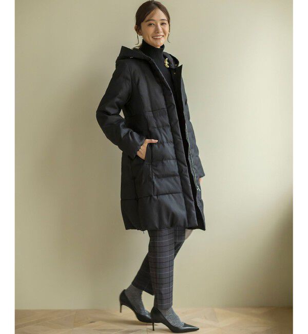 組曲「ライトタフタロングダウンコート」|ダウン|