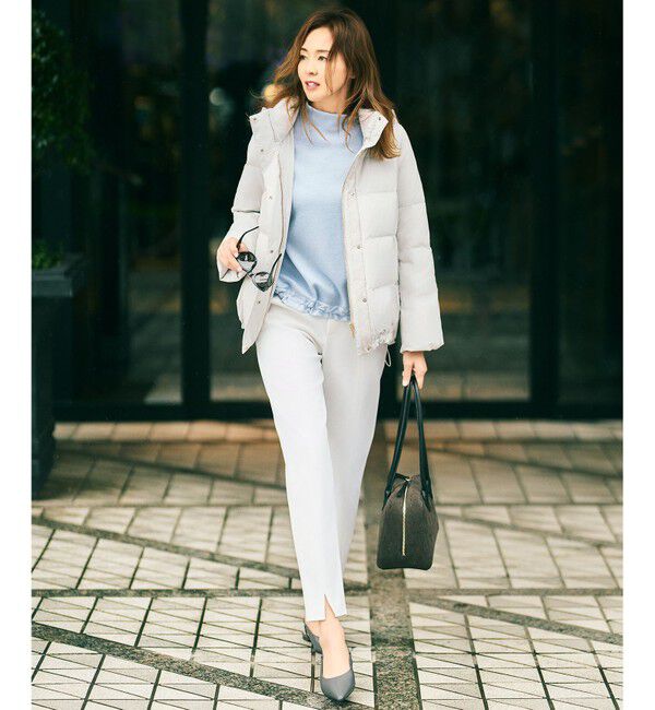 自由区「【WEB限定カラーあり・SHIHOさん着用】マイクロタッサーダウン コートⅡ」|ダウン|