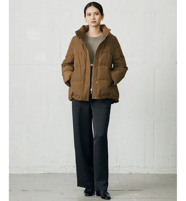 自由区「【WEB限定カラーあり・SHIHOさん着用】マイクロタッサーダウン コートⅡ」|ダウン|