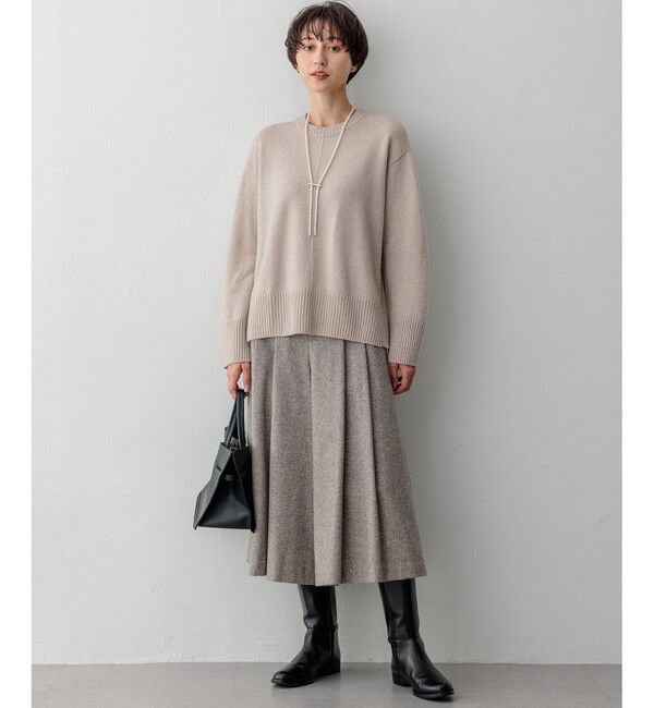 23区「シルクネップヘリンボーン ガウチョ パンツ」|その他|