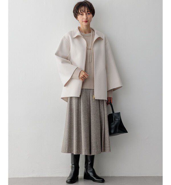 23区「シルクネップヘリンボーン ガウチョ パンツ」|その他|