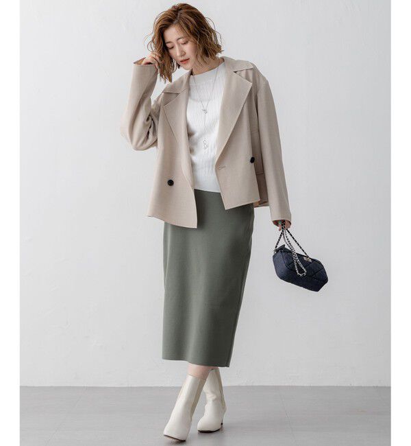 23区「TWライトリバー ショートトレンチコート」|トレンチコート|