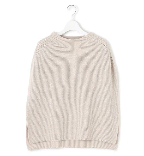 23区「【洗える】コットンリリー モックネックニットベスト」|ベスト・ジレ|