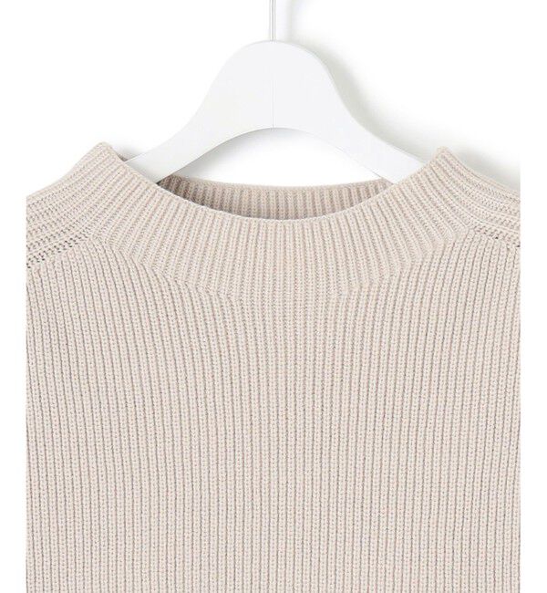 23区「【洗える】コットンリリー モックネックニットベスト」|ベスト・ジレ|