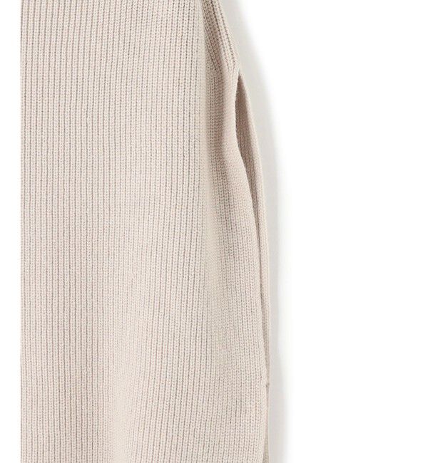 23区「【洗える】コットンリリー モックネックニットベスト」|ベスト・ジレ|