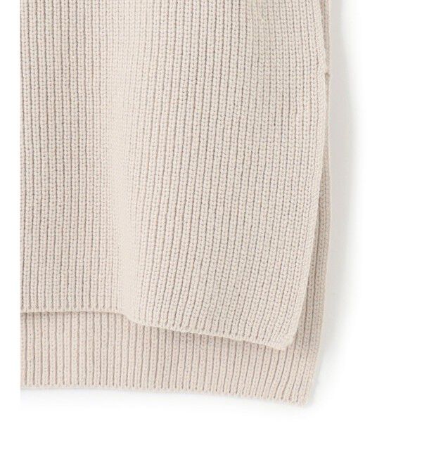 23区「【洗える】コットンリリー モックネックニットベスト」|ベスト・ジレ|