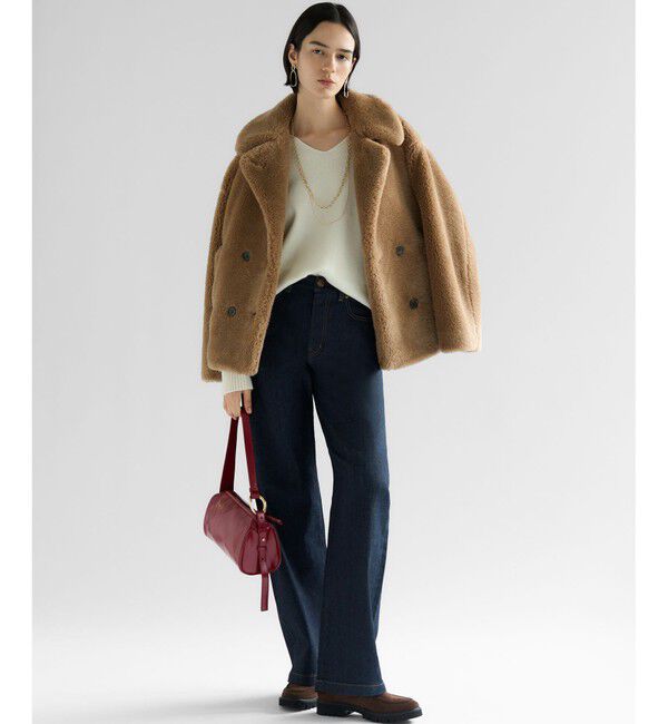 23区「【見上愛さんコラボカラー/VERY・GISELe掲載】カシミヤブレンド Vネック ニット」|ニット・セーター|