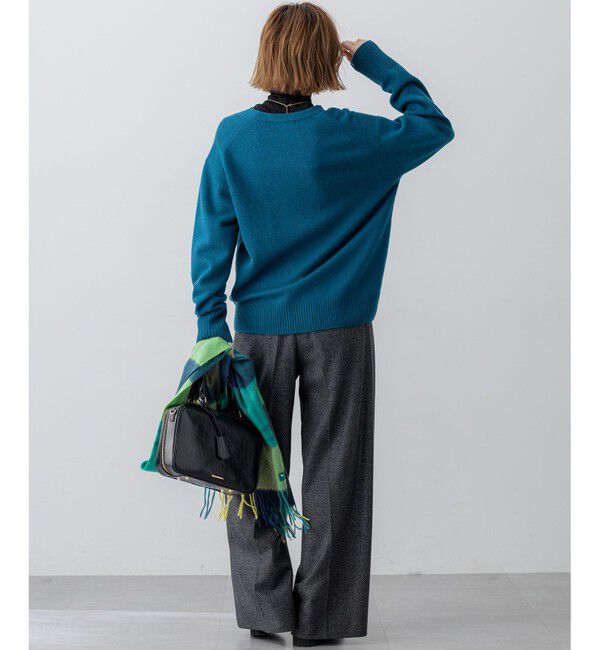 23区「【見上愛さんコラボカラー/VERY・GISELe掲載】カシミヤブレンド Vネック ニット」|ニット・セーター|