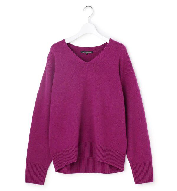 23区「【見上愛さんコラボカラー/VERY・GISELe掲載】カシミヤブレンド Vネック ニット」|ニット・セーター|