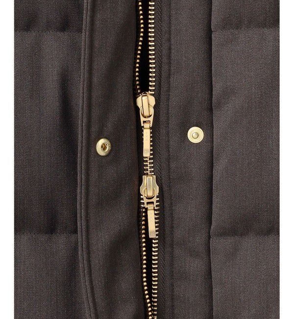 23区「【撥水加工】ブライトウール ロングダウンコート」|ダウン|