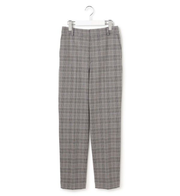 23区「【Oggi掲載/洗える】ウォームストレッチ チェック テーパード パンツ」|その他|
