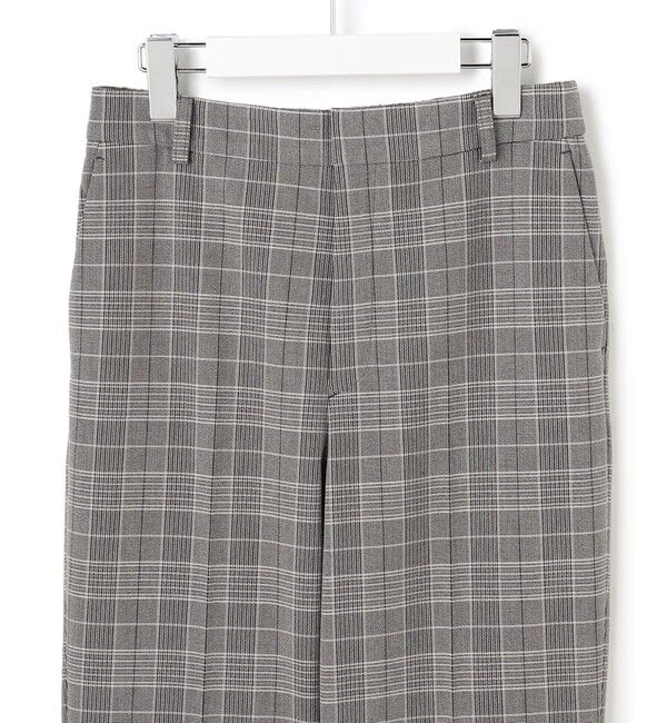 23区「【Oggi掲載/洗える】ウォームストレッチ チェック テーパード パンツ」|その他|