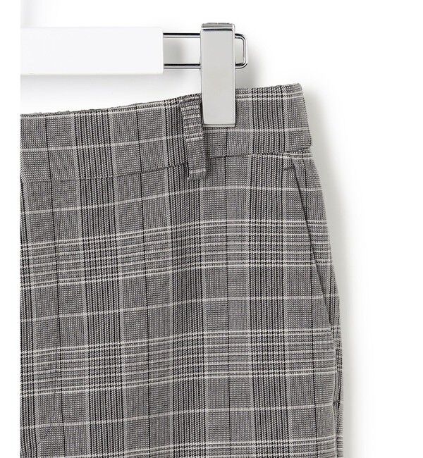 23区「【Oggi掲載/洗える】ウォームストレッチ チェック テーパード パンツ」|その他|