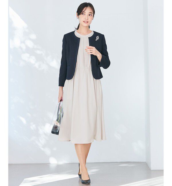 ANY SIS「【洗える】フロントタック ワンピース」|ワンピース|