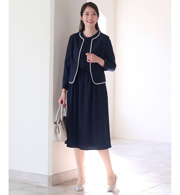 ANY SIS「【洗える】フロントタック ワンピース」|ワンピース|