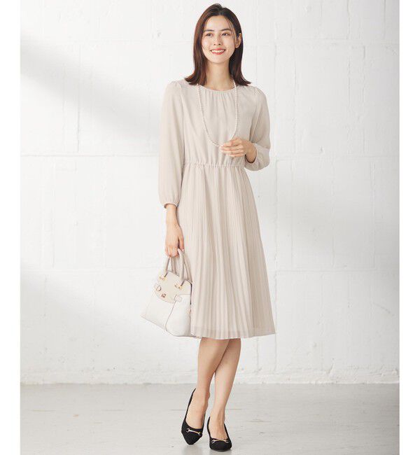 ANY SIS「【洗える】フェミニンプリーツ ワンピース」|ワンピース|