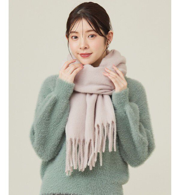 ANY SIS「フワリー無地 ストール」|マフラー|ｱｲﾎﾞﾘｰ