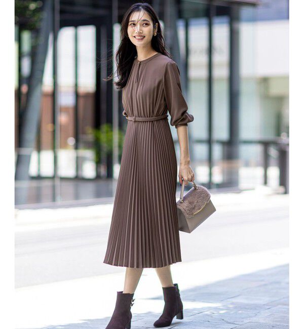 ANY SIS「ノーブルプリーツ ワンピース」|ワンピース|