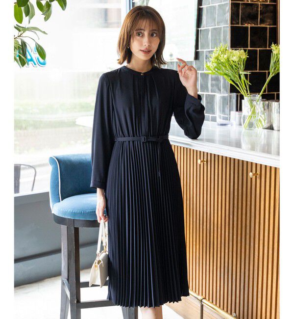 ANY SIS「ノーブルプリーツ ワンピース」|ワンピース|
