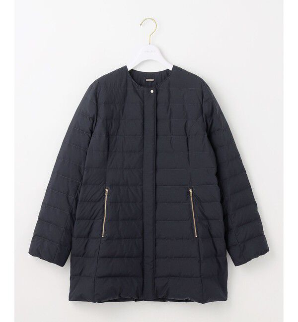 ANY SIS「【2WAY】ノーカラーミドル ダウン」|ダウン|