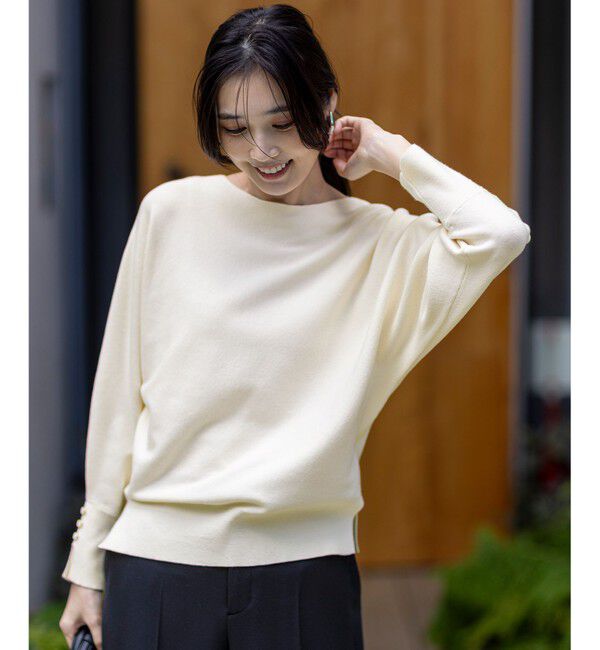 ANY SIS「CICA加工 ビューティドルマン ニット」|ニット・セーター|