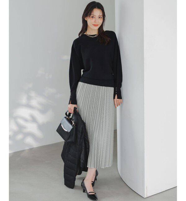 ANY SIS「CICA加工 ビューティドルマン ニット」|ニット・セーター|