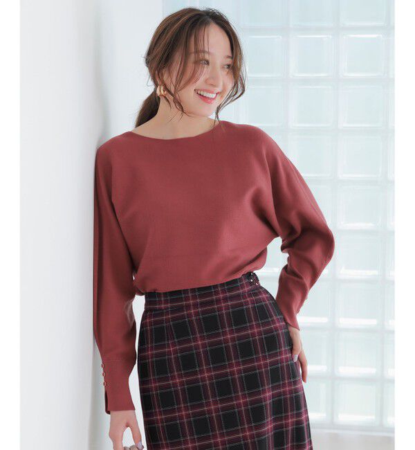 ANY SIS「CICA加工 ビューティドルマン ニット」|ニット・セーター|ｱｯｼｭﾛｰ