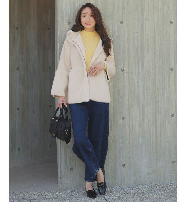 ANY SIS「Luxuryフェイクムートン コート」|その他|