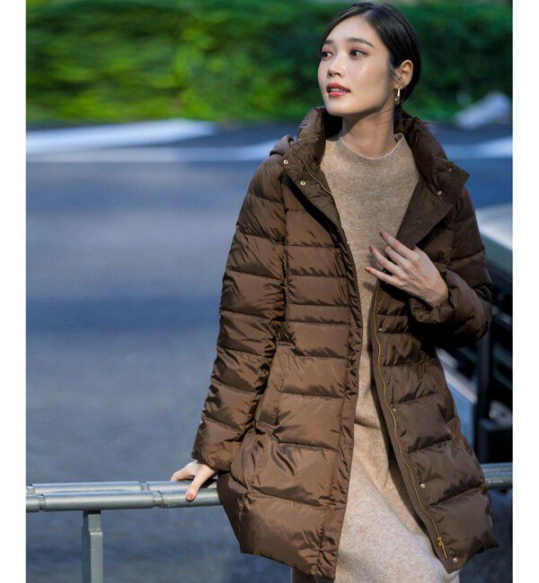 ANY SIS「【2WAY】シルキータフタロング ダウン」|ダウン|