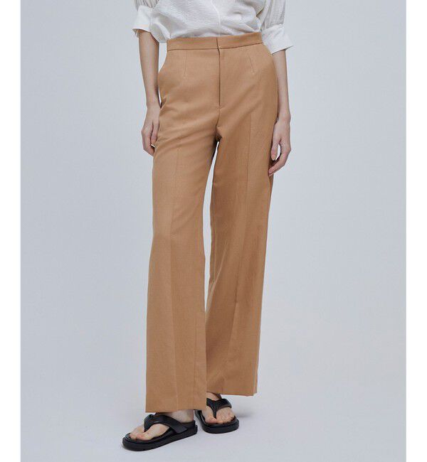BEIGE,「CLAUDE / ワイドストレートパンツ」|その他|Camel