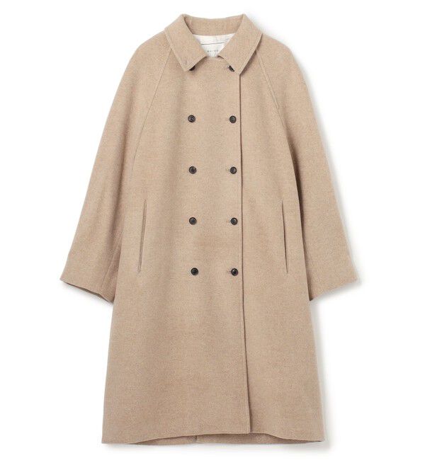 BEIGE,「【VERY NaVY掲載】LABBOCK / ウール混ラグランステンカラーコート」|ステンカラーコート|