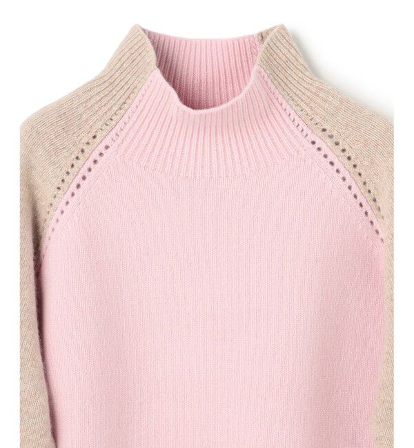 BEIGE,「【Oggi掲載】RULE / ウールカシミヤバイカラーハイネックニット」|ニット・セーター|