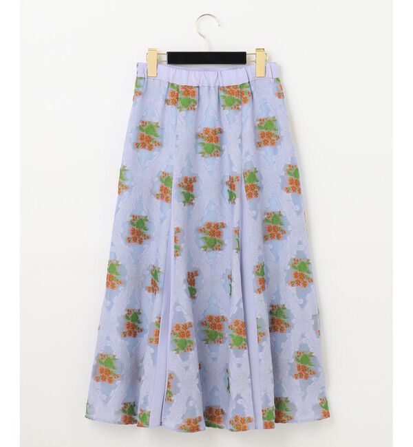 GRACE CONTINENTAL「タイルジャガードフレアスカート」|スカート|