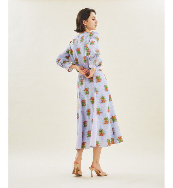 GRACE CONTINENTAL「タイルジャガードフレアスカート」|スカート|