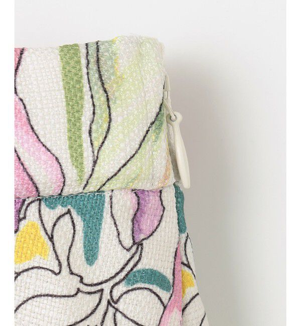 GRACE CONTINENTAL「フラワーガーデンプリントスカート」|スカート|